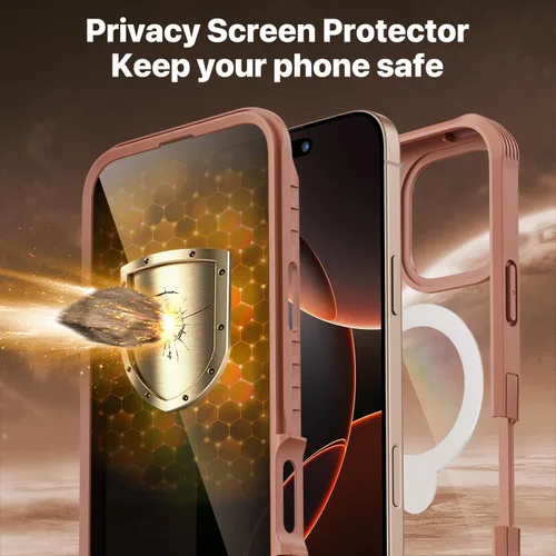 Vista 309 de CENHUFO Funda de privacidad para iPhone 11 Pro, funda de cuerpo completo con protector de pantalla de privacidad de vidrio templado 9H integrado