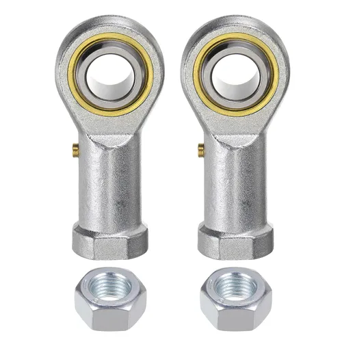 Vista 9 de uxcell PHSB8 - 2 rodamientos de extremo de varilla hembra de 1/2 pulgada y rosca izquierda de 1/2-20, extremos de varilla de junta autolubricantes