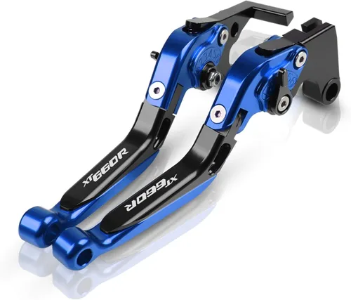 Vista 16 de Palanca de embrague de freno ajustable extensible para motocicleta Yamaha XT660R XT660 R 2014 2015 2016 2004-2017