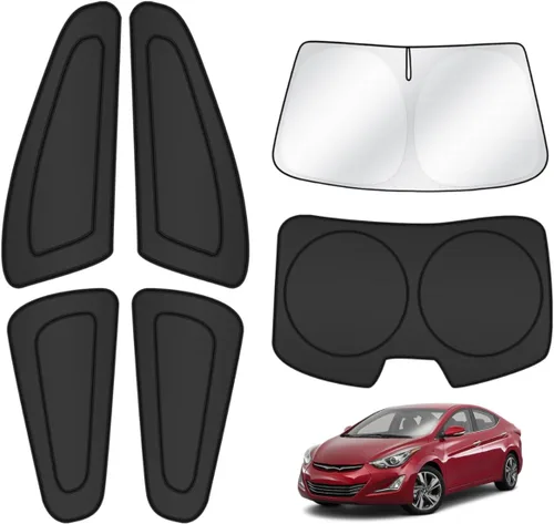 Vista 124 de T TGBROS Parasol para parabrisas para BMW X1 F48 2016 2017 2018 2019 2020 2021 2022 para ventana de automóvil, con bloqueo UV grueso y opaca