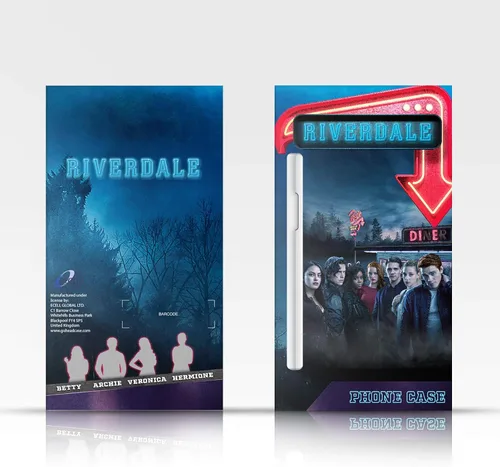 Vista 7 de Head Case Designs Funda de gel suave con licencia oficial de Riverdale con logotipo de mármol blanco y negro compatible con Apple iPhone 13 Pro Max