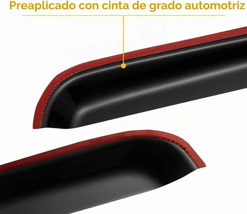 Vista 3 de Viseras de Lluvia para Ventanas para Chevy Silverado/GMC Sierra 1999-2006 1500/2500/3500/2500HD, Viseras de Ventilación para Ventanas Sombras