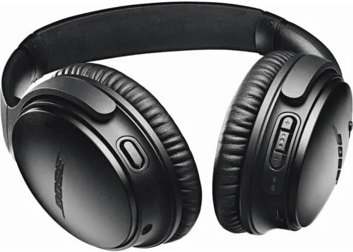 Vista 5 de Bose Auriculares inalámbricos Bluetooth QuietComfort 35 II, con cancelación de ruido, con control de voz Alexa - Negro