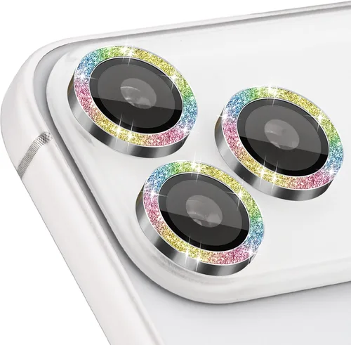 Vista 20 de Protector de Lente de Cámara para iPhone 17 Pro/17 Pro Max, Protector de Cámara de Vidrio Templado Individual con Bandeja de Instalación Compatible