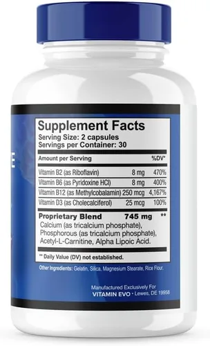 Vista 3 de (2 unidades) Neuro Thrive Brain Supplement, Neuro Thrive for Memory, Neuro Thrive PQQ para reducir los efectos negativos de la niebla cerebral