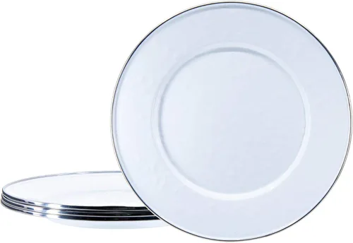 Vista 15 de Golden Rabbit Enamelware Sandwich Plates, 8.5 inch, Americana, Set of 4
