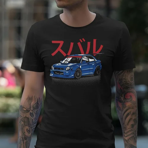 Vista 9 de Subie Generation Cars - Camiseta de manga corta para adultos, mecánico japonés de carreras, regalo para amantes de los automóviles, entusiastas