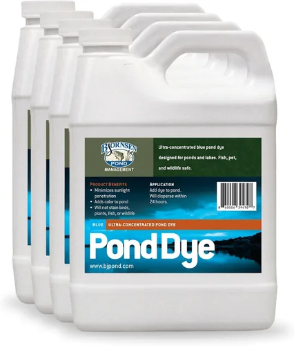 Vista 9 de Tinte azul ultraconcentrado para estanque - 1 cuarto de galón Líquido (paquete de 2 cuartos de galón) Liquid pond dye, enhances water