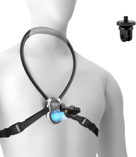 Vista 15 de NEEWER - Soporte magnético para cámara de acción, soporte magnético de liberación rápida con clip para teléfono compatible con GoPro Hero 13, 12