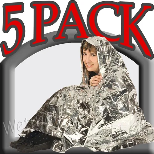Vista 2 de Science Purchase Emergency Mylar - Mantas térmicas (paquete de 5)