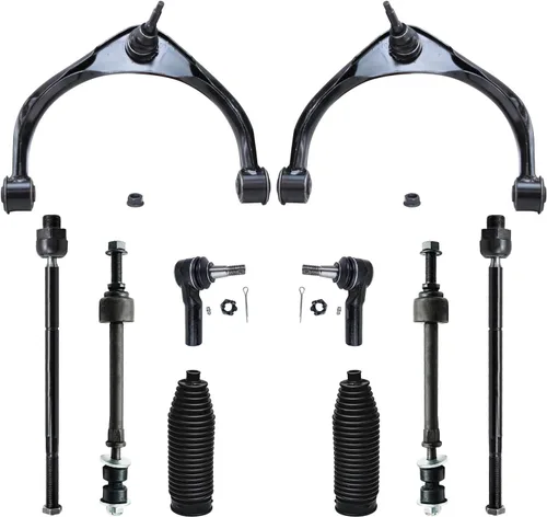Vista 403 de Detroit Axle - Kit de suspensión frontal de 10 piezas para Dodge Avenger 2008-2014, Chrysler Sebring 2007-2010, 2 brazos de control inferiores, 2
