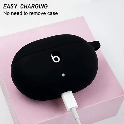 Vista 5 de KOUJAON Funda compatible con Beats Studio Buds (2021) / Beats Studio Buds + (2023) Funda protectora de silicona para auriculares inalámbricos Beats