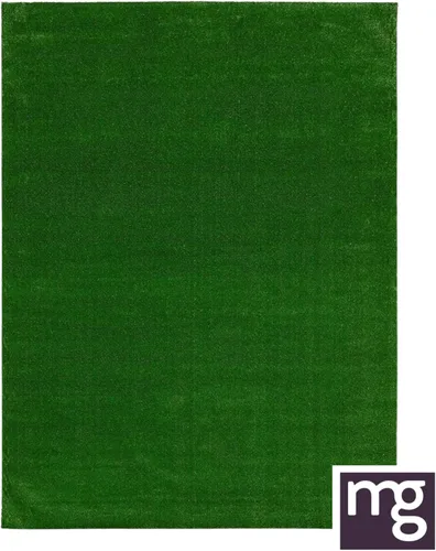 Vista 2 de Alfombra de césped artificial precortada de 6 x 8 pies Césped artificial verde para perros, deportes y juegos Almohadilla de césped precortada