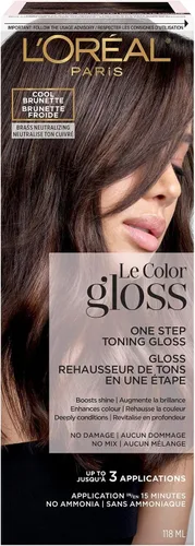 Vista 27 de L'Oréal Paris Le Color One Step - Brillo tonificante para el cabello, color caoba, 4 onzas