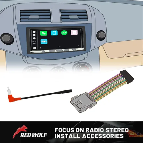 Vista 6 de RED WOLF Arnés de cableado de radio para automóvil, resistencias integradas, protege los vehículos, reemplazo de batería para Toyota Tundra