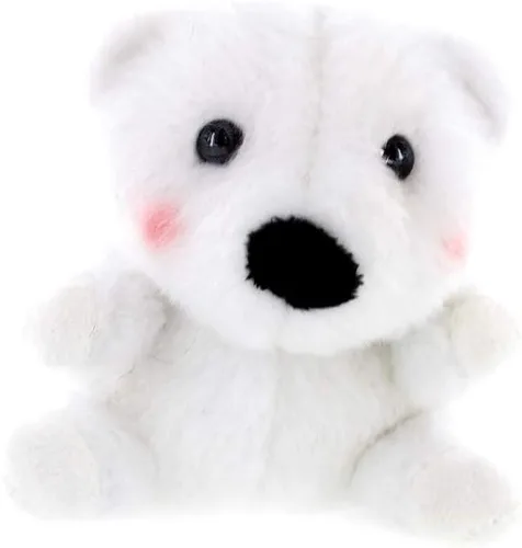 Vista 6 de Plushland Bola de Nieve Animal de Peluche con Cremallera Animales de Peluche Lindos Surtido de Juguetes Blandos para Novia, Familiares y Amigos