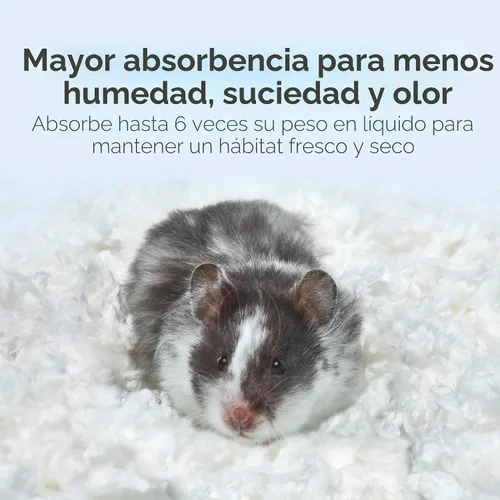 Vista 5 de Ropa de cama limpia y tierna para animal pequeño Kaytee, Blanco
