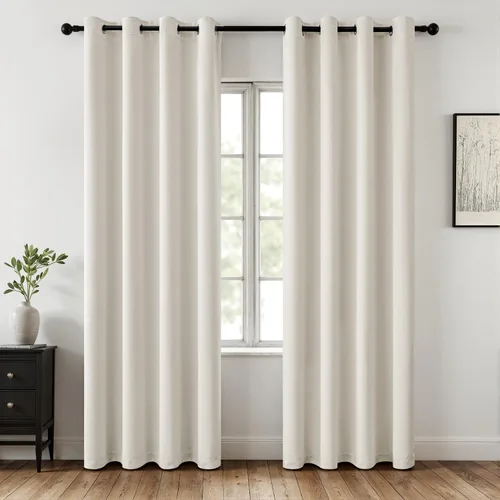 Vista 111 de MIULEE Cortinas opacas para dormitorio o sala de estar, juego de 2 paneles de cortina para ventana con aislamiento térmico y bloqueo de luz