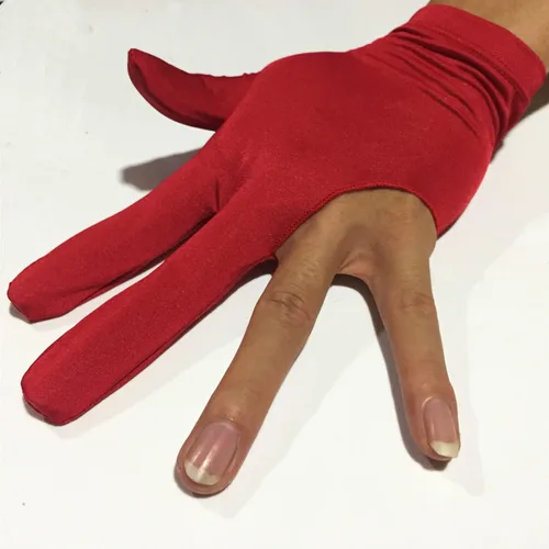 Vista 3 de 31 guantes de billar para billar, 3 dedos abiertos, guantes de billar, guantes de elastano para mano izquierda o derecha, guantes de billar