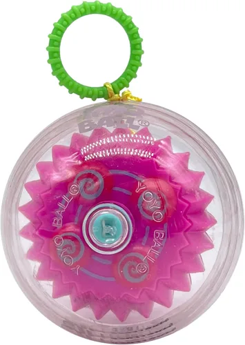 Vista 5 de Big Time Toys Yoyo Ball Yoyo de retorno automático, paquete de fiesta de 5, colores y patrones surtidos, nunca necesita rebobinar, nuevo giro
