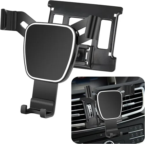Vista 9 de Soporte para teléfono de coche para Mercedes Benz Clase E 2010-2013 E300 E350 E550 E63 AMG W212 Accesorios de automóvil Soporte de navegación