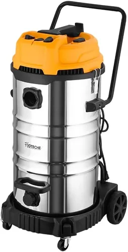 Vista 8 de Hoteche Aspiradora portátil de 2.6 galones en seco y húmedo, aspiradora compacta de 800 W con función de soplador, potente succión de 16 KPa