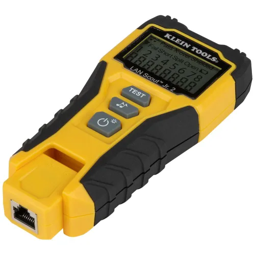 Vista 9 de Klein Tools VDV526-200 Probador de Cables, LAN Scout Jr. 2 Probador de Cables Ethernet para Cables CAT 5e, CAT 6/6A con Conexiones RJ45