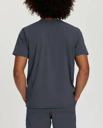 Vista 3 de Urbane Impulse 9911 - Camiseta médica con cuello en V y ajuste a la medida extrema elástica para hombre