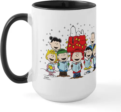 Vista 3 de CafePress Cactus Lights - Taza grande de cerámica (15.0 fl oz)