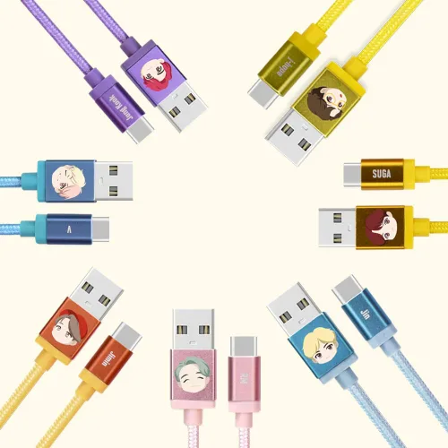 Vista 3 de Cables de caracteres BTS (tipo C Cable_RM)