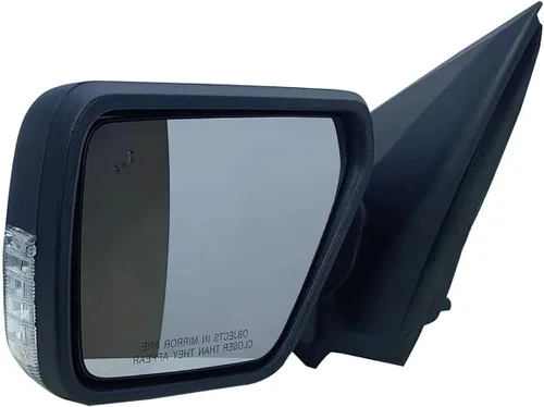 Vista 3 de Reemplazo de espejo retrovisor del lado del conductor izquierdo con cubierta texturizada, plegable manual con intermitente y ajuste eléctrico