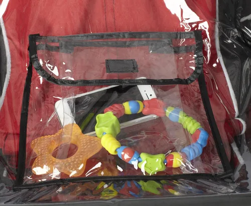 Vista 2 de Jeep Protector de lluvia para cochecito de correr, tamaño universal para adaptarse a la mayoría de cochecitos de correr, impermeable, resistente al