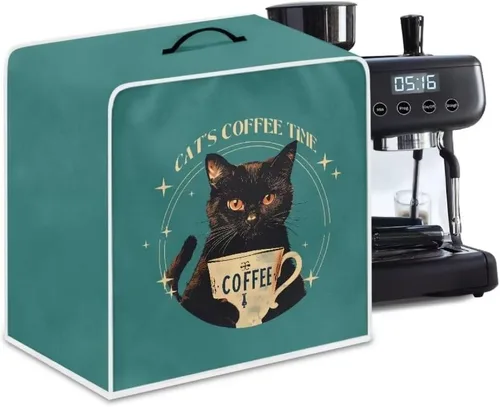 Vista 13 de Mumeson Funda para cafetera de girasol, extra grande, ligera, con asa, cubierta para máquina de café, tostadora, cubierta a prueba de polvo