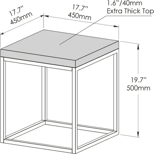 Vista 9 de CENSI Juego de mesa auxiliar y mesa auxiliar de mármol blanco de 3 piezas, mesa central rectangular de 47 pulgadas + mesa auxiliar cuadrada de 18