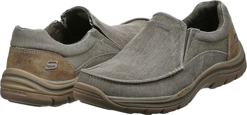 Vista 8 de Skechers Avillo Mocasín para hombre de ajuste relajado