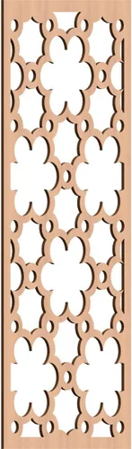 Vista 155 de 9 3/8"W x 24 3/8"H x 1/4"T Southgate Decorativos Paneles De Pared De Madera Calado, Abedul