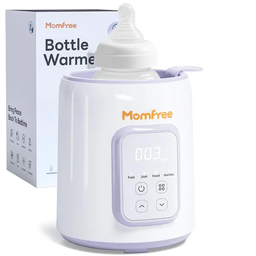 Vista 10 de Calentador de biberones, calentador rápido de biberones 8 en 1 para leche materna y fórmula, artículos esenciales para la alimentación del bebé