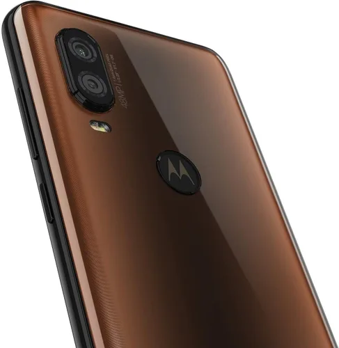 Vista 2 de Motorola One Vision XT1970-2 Teléfono GSM desbloqueado con cámara dual de 48MP y 5MP - gradiente de bronce