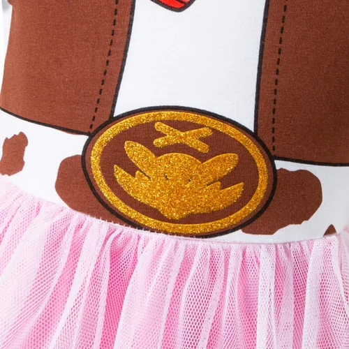 Vista 3 de bakjuno Disfraz de princesa para bebé y niña con diadema