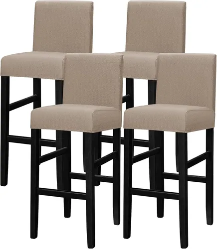 Vista 30 de Lellen - Fundas para taburete de bar de jacquard, fundas para silla de taburete de bar, fundas para silla de bar, fundas para taburete de bar