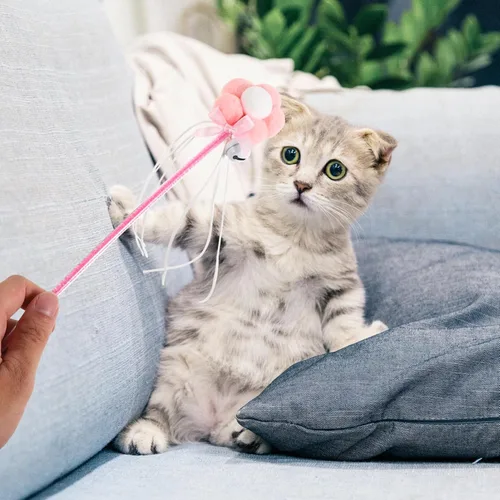 Vista 8 de POPETPOP Juguetes para gatos de 3 piezas, juguetes para mascotas, juguetes para gatos, juguetes para gatos en movimiento, juguetes para gatos