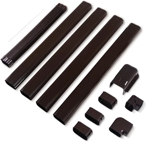 Vista 8 de LyPrem 3,0 m Mini juego de fundas para línea dividida 7,6 cm Kit de fundas de línea PVC para aire acondicionado mini dividido y central & Bomba