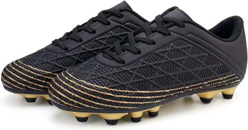 Vista 7 de brooman Zapatos de fútbol para niños y niñas, zapatos de fútbol al aire libre (bebéniño pequeñoniño grande)