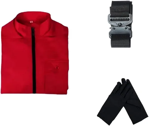 Vista 5 de HNZQE Mono unisex con capucha de anime para disfraz de fiesta de Halloween y cosplay