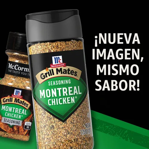 Vista 4 de McCormick Grill Mates Montreal - Condimento para pollo, 2.75 onzas