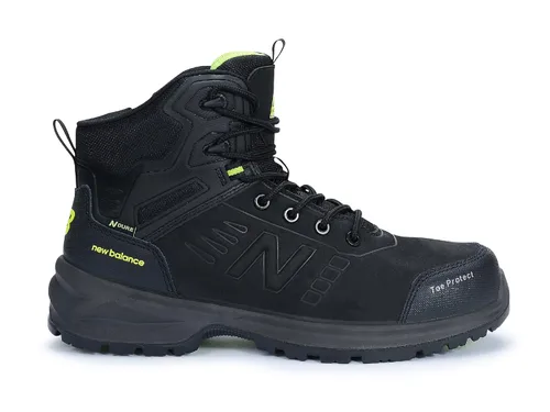 Vista 5 de New Balance Botas industriales de punta compuesta para hombre, color negro, 9 ancho
