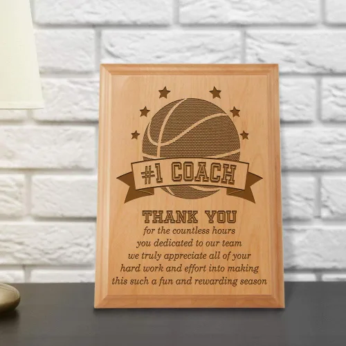 Vista 5 de KATE POSH - Placa y premio #1 para entrenador de baloncesto