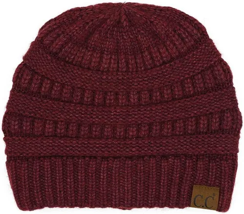 Vista 556 de C.C Trendy Warm Chunky Soft Stretch Cable Knit Beanie