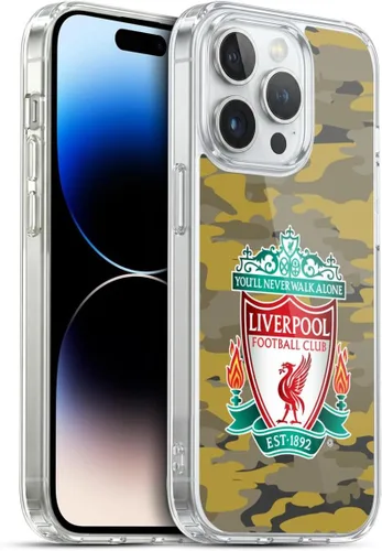 Vista 27 de Head Case Designs Funda de gel con licencia oficial del Liverpool Football Club Away Colourways Crest Camou [protección de grado militar] compatible