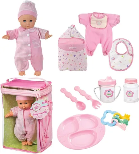 Vista 2 de Toysmith 98229: set de juego bebé muñeca